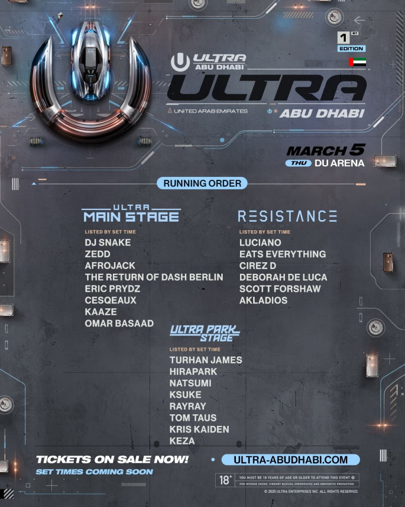 Ultra Abu Dhabi 2020 FestGround